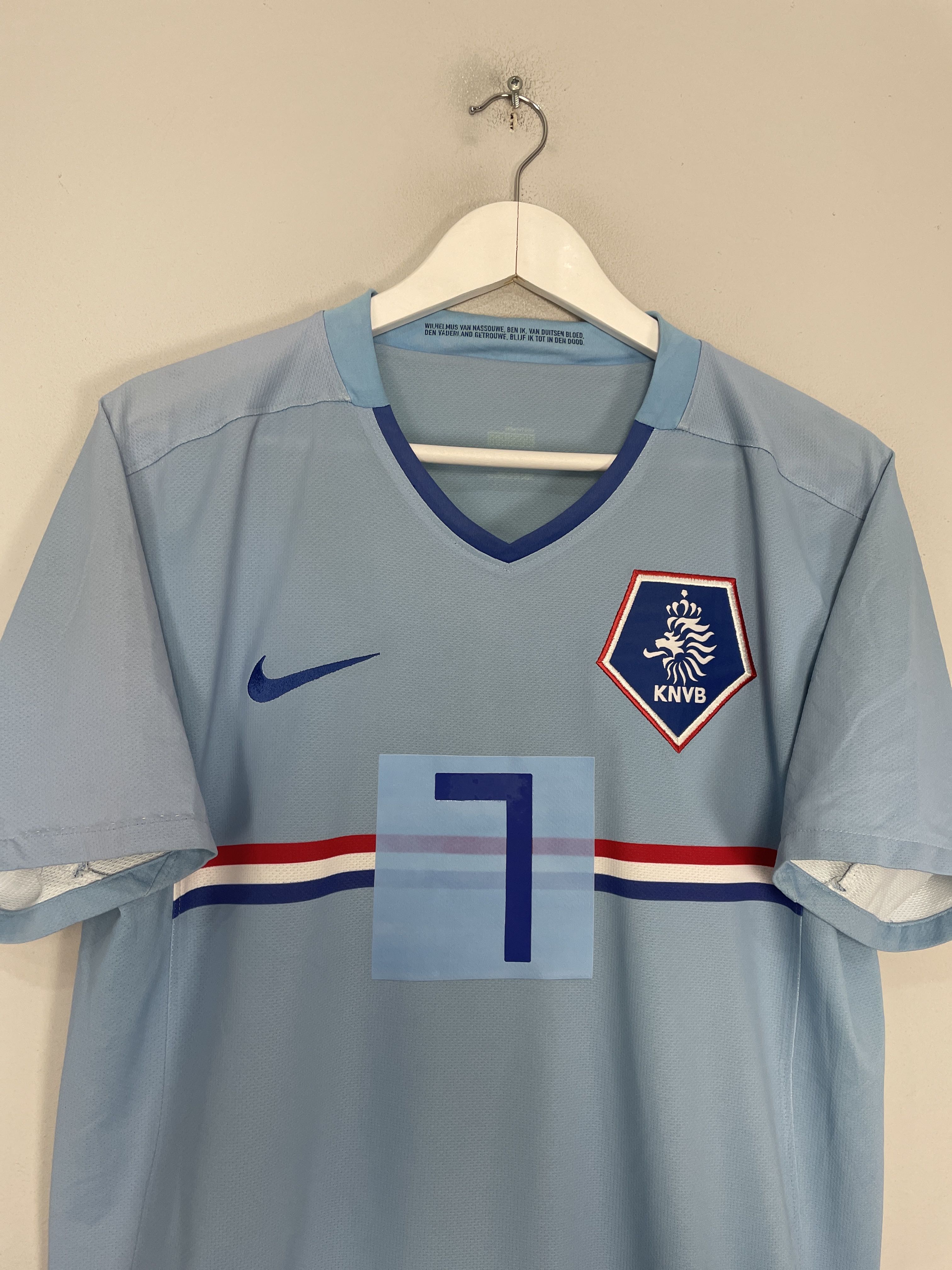 Shop 2008/09 NETHERLANDS V.PERSIE #7 AWAY SHIRT (M) NIKE, classic football shirts, vintage football shirts & retro soccer jerseys at Cult Kits
