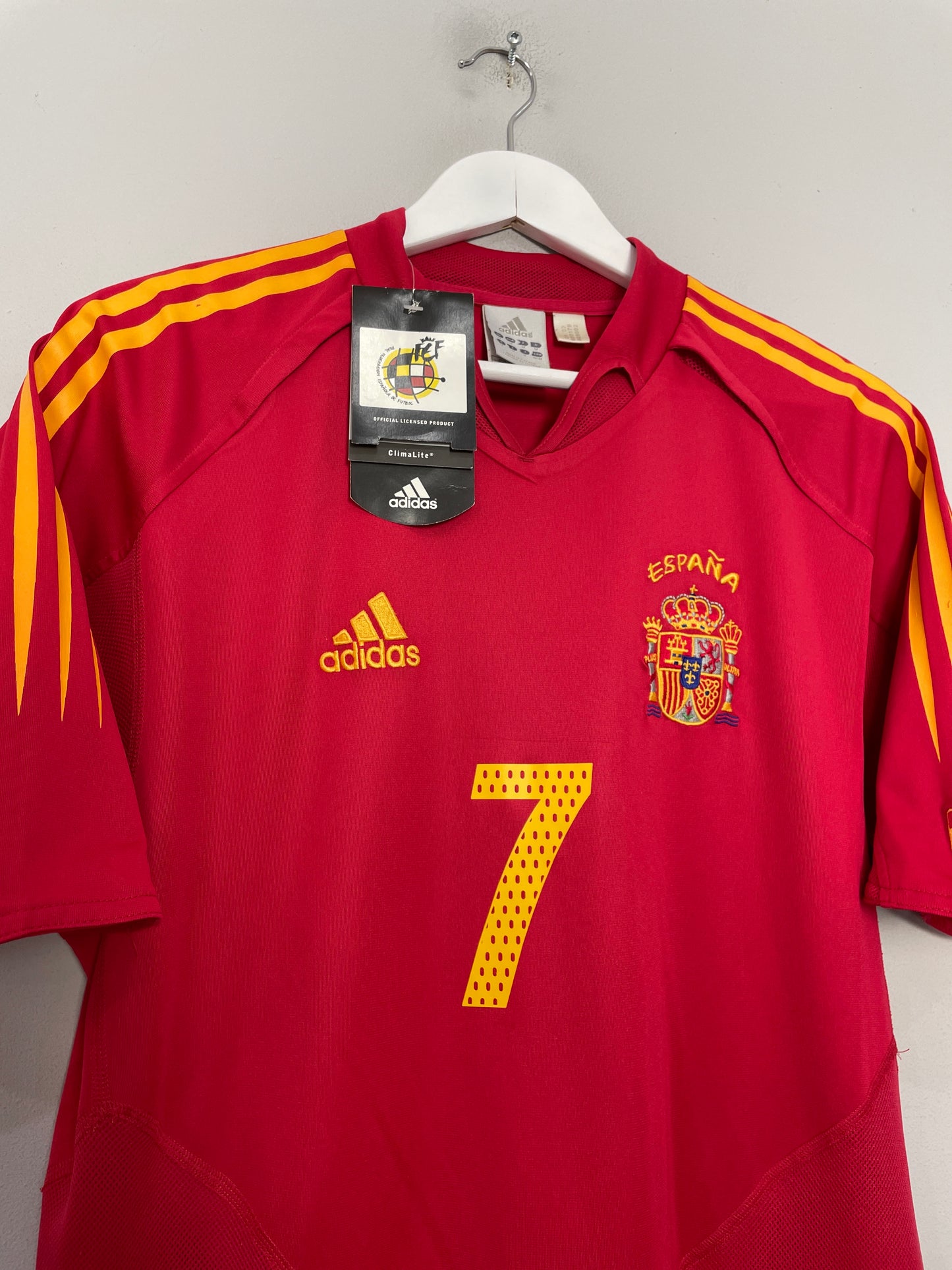 2004/06 SPAIN RAUL #7 *BNWT* HOME SHIRT (M) ADIDAS