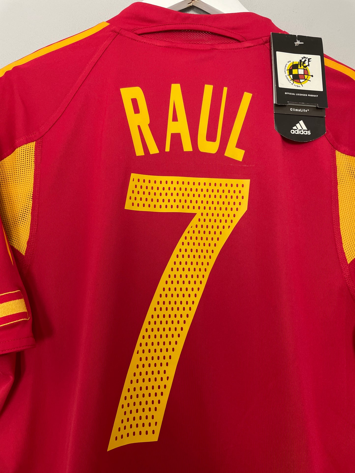 2004/06 SPAIN RAUL #7 *BNWT* HOME SHIRT (M) ADIDAS