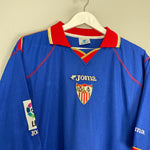 Shop 2001/02 SEVILLA THIRD SHIRT (XL) JOMA, classic football shirts, vintage football shirts & retro soccer jerseys at Cult Kits