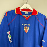 Shop 2001/02 SEVILLA THIRD SHIRT (XL) JOMA, classic football shirts, vintage football shirts & retro soccer jerseys at Cult Kits