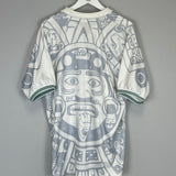 Shop 1996/98 MEXICO AWAY SHIRT (M) ABA SPORT, classic football shirts, vintage football shirts & retro soccer jerseys at Cult Kits
