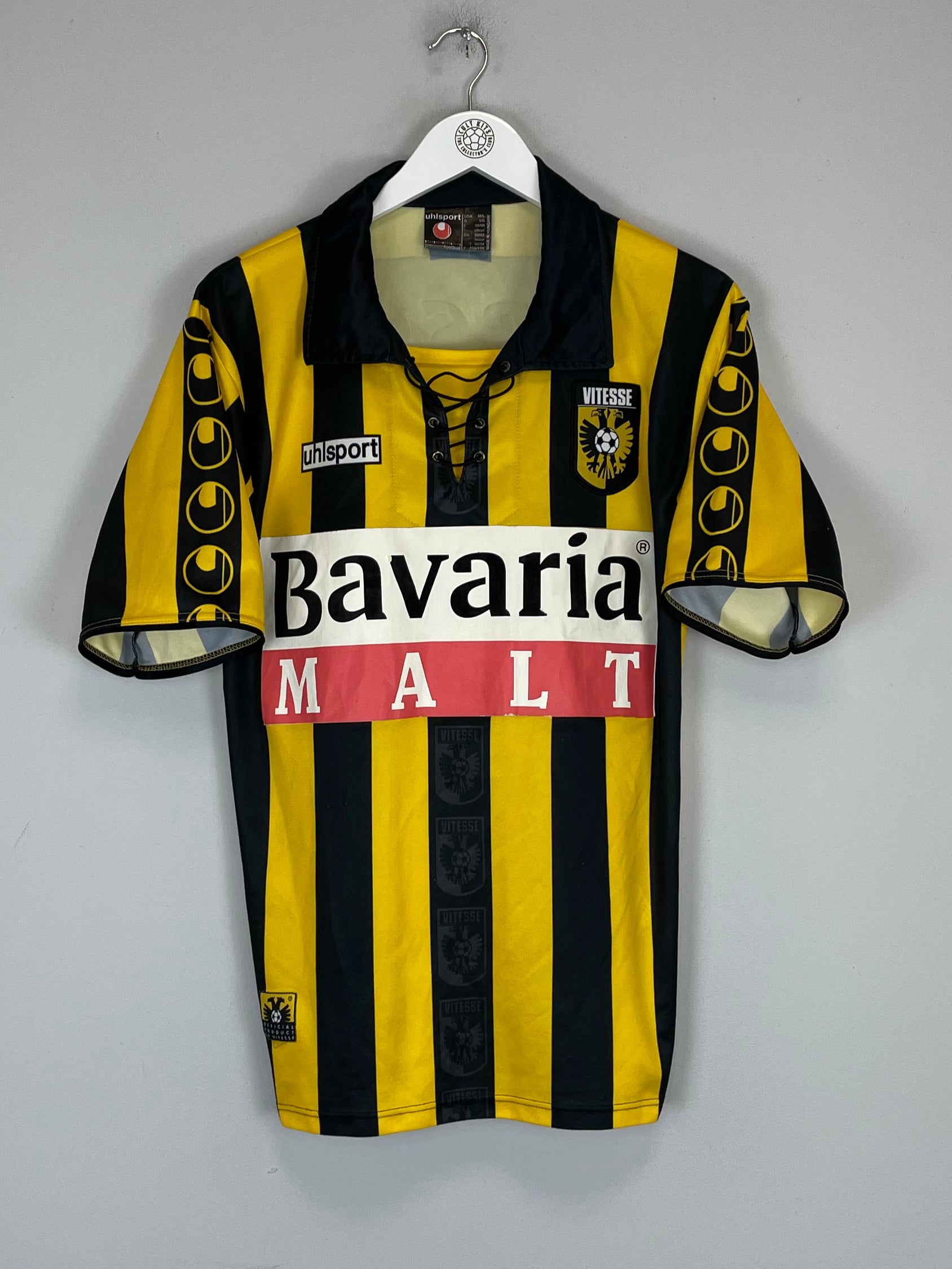 Shop 2002/03 VITESSE HOME SHIRT (M) UHLSPORT, classic football shirts, vintage football shirts & retro soccer jerseys at Cult Kits