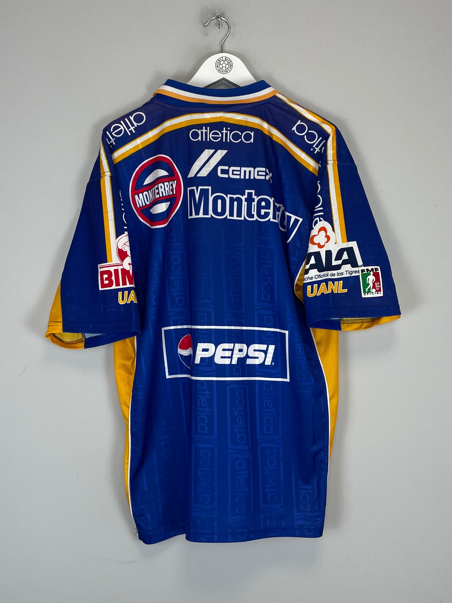 Shop 1996/98 TIGRES AWAY SHIRT (L) ATLETICA, classic football shirts, vintage football shirts & retro soccer jerseys at Cult Kits