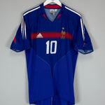 Shop 2004/06 FRANCE ZIDANE #10 HOME SHIRT (L) ADIDAS, classic football shirts, vintage football shirts & retro soccer jerseys at Cult Kits