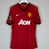2012/13 MANCHESTER UNITED SMALLING #12 C/L *MATCH ISSUE* HOME SHIRT (L) NIKE