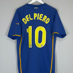 Shop 2007/08 JUVENTUS DEL PIERO #10 AWAY SHIRT (L) NIKE, classic football shirts, vintage football shirts & retro soccer jerseys at Cult Kits