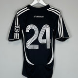 2006/07 ORLANDO PIRATES #24 *MATCH ISSUE vs MANCHESTER UNITED* HOME SHIRT (S) ADIDAS