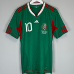 Shop 2010/11 MEXICO C.BLANCO #10 HOME SHIRT (M) ADIDAS, classic football shirts, vintage football shirts & retro soccer jerseys at Cult Kits
