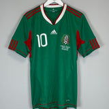 Shop 2010/11 MEXICO C.BLANCO #10 HOME SHIRT (M) ADIDAS, classic football shirts, vintage football shirts & retro soccer jerseys at Cult Kits