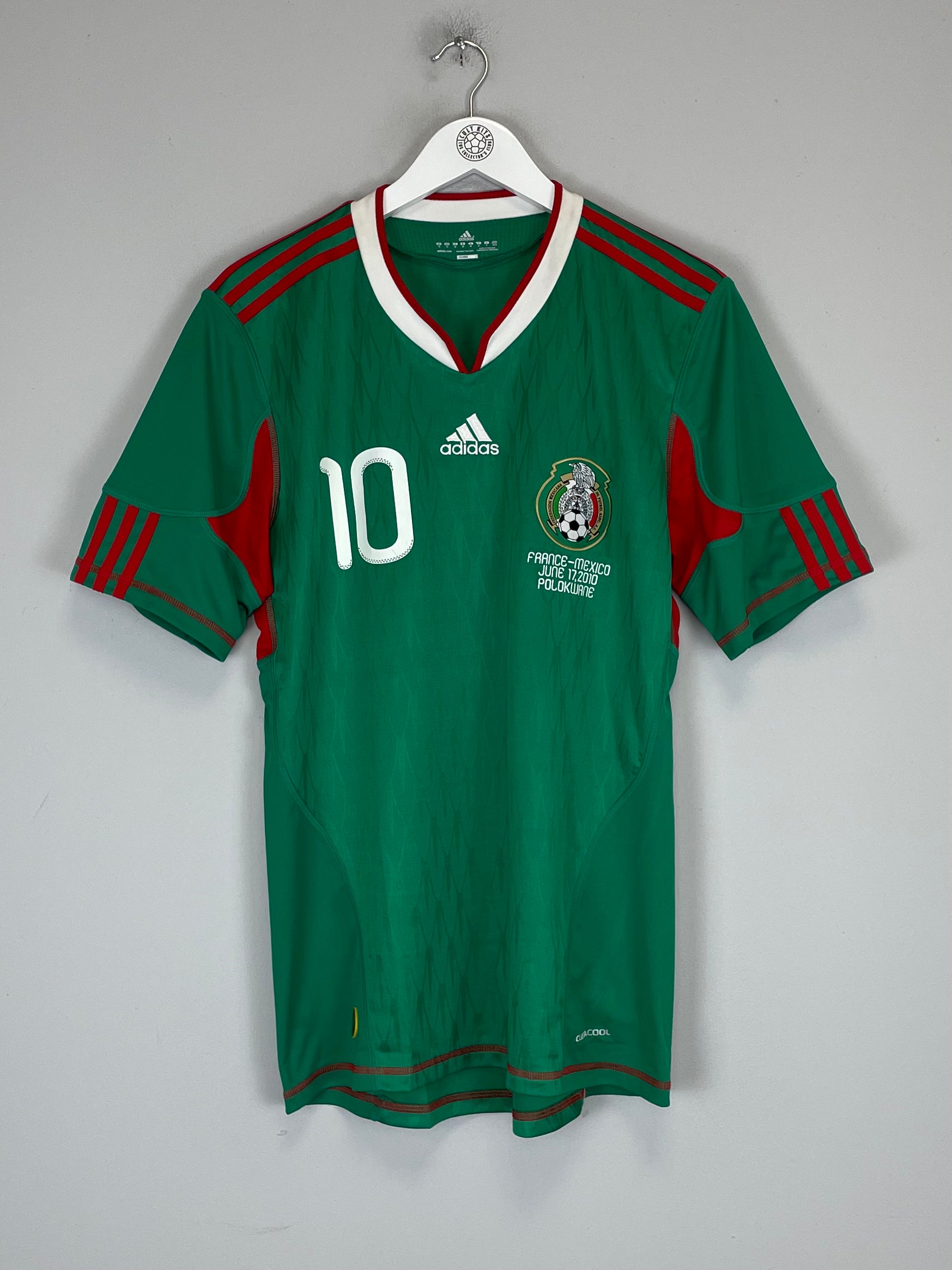 Shop 2010/11 MEXICO C.BLANCO #10 HOME SHIRT (M) ADIDAS, classic football shirts, vintage football shirts & retro soccer jerseys at Cult Kits