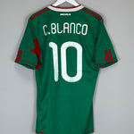 Shop 2010/11 MEXICO C.BLANCO #10 HOME SHIRT (M) ADIDAS, classic football shirts, vintage football shirts & retro soccer jerseys at Cult Kits