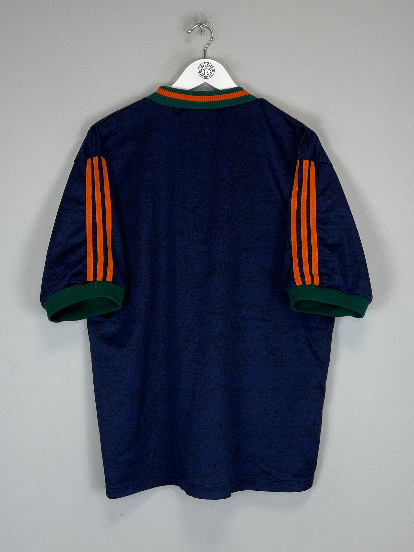 Shop 1997/98 NEWCASTLE UNITED AWAY SHIRT (L) ADIDAS, classic football shirts, vintage football shirts & retro soccer jerseys at Cult Kits