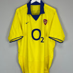 Shop 2003/04 ARSENAL HENRY #14 AWAY SHIRT (XL) NIKE, classic football shirts, vintage football shirts & retro soccer jerseys at Cult Kits