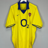 Shop 2003/04 ARSENAL HENRY #14 AWAY SHIRT (XL) NIKE, classic football shirts, vintage football shirts & retro soccer jerseys at Cult Kits