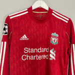 Shop 2010/11 LIVERPOOL CARROLL #9 C/L L/S HOME SHIRT (S) ADIDAS, classic football shirts, vintage football shirts & retro soccer jerseys at Cult Kits