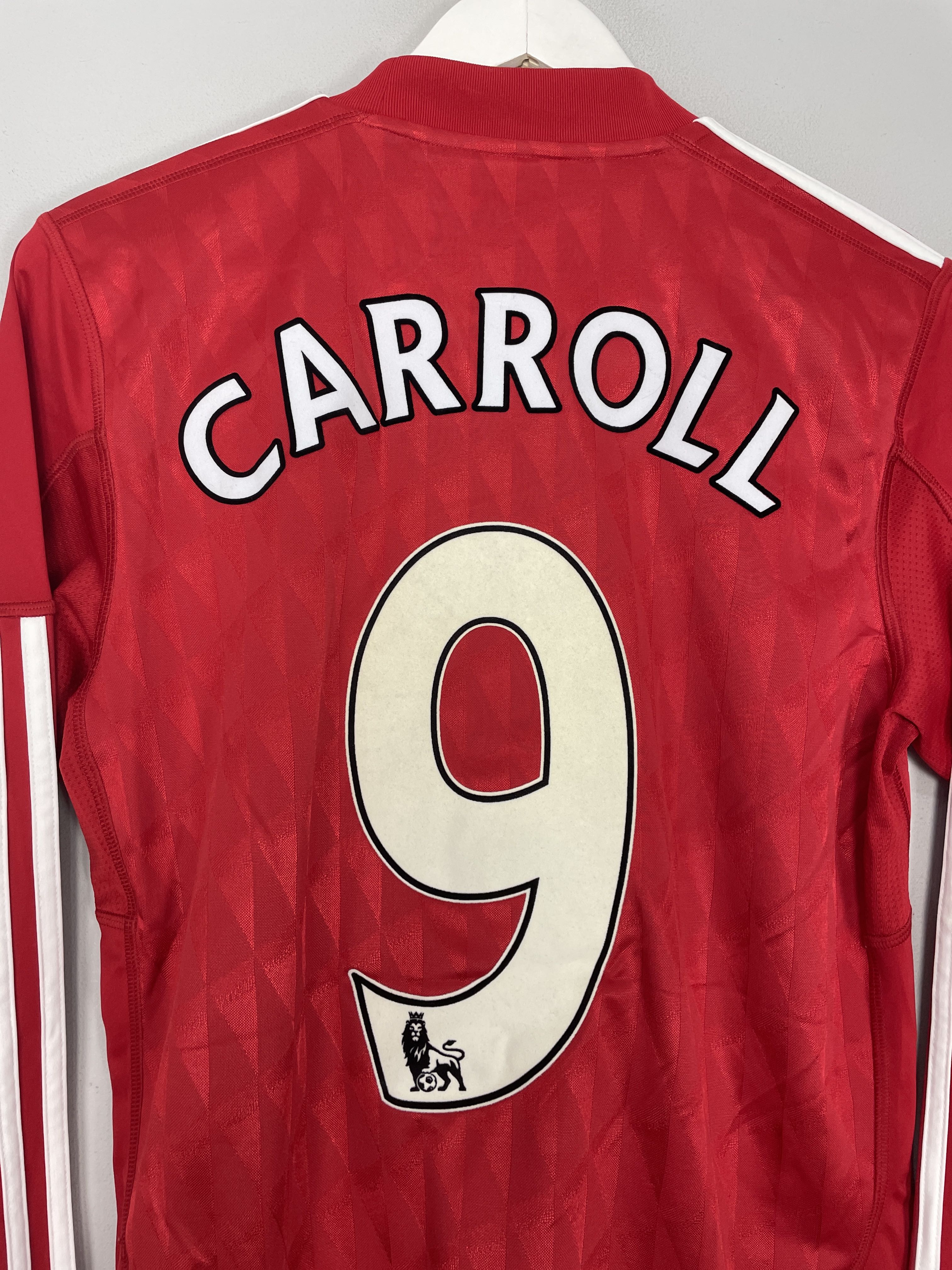 Shop 2010/11 LIVERPOOL CARROLL #9 C/L L/S HOME SHIRT (S) ADIDAS, classic football shirts, vintage football shirts & retro soccer jerseys at Cult Kits