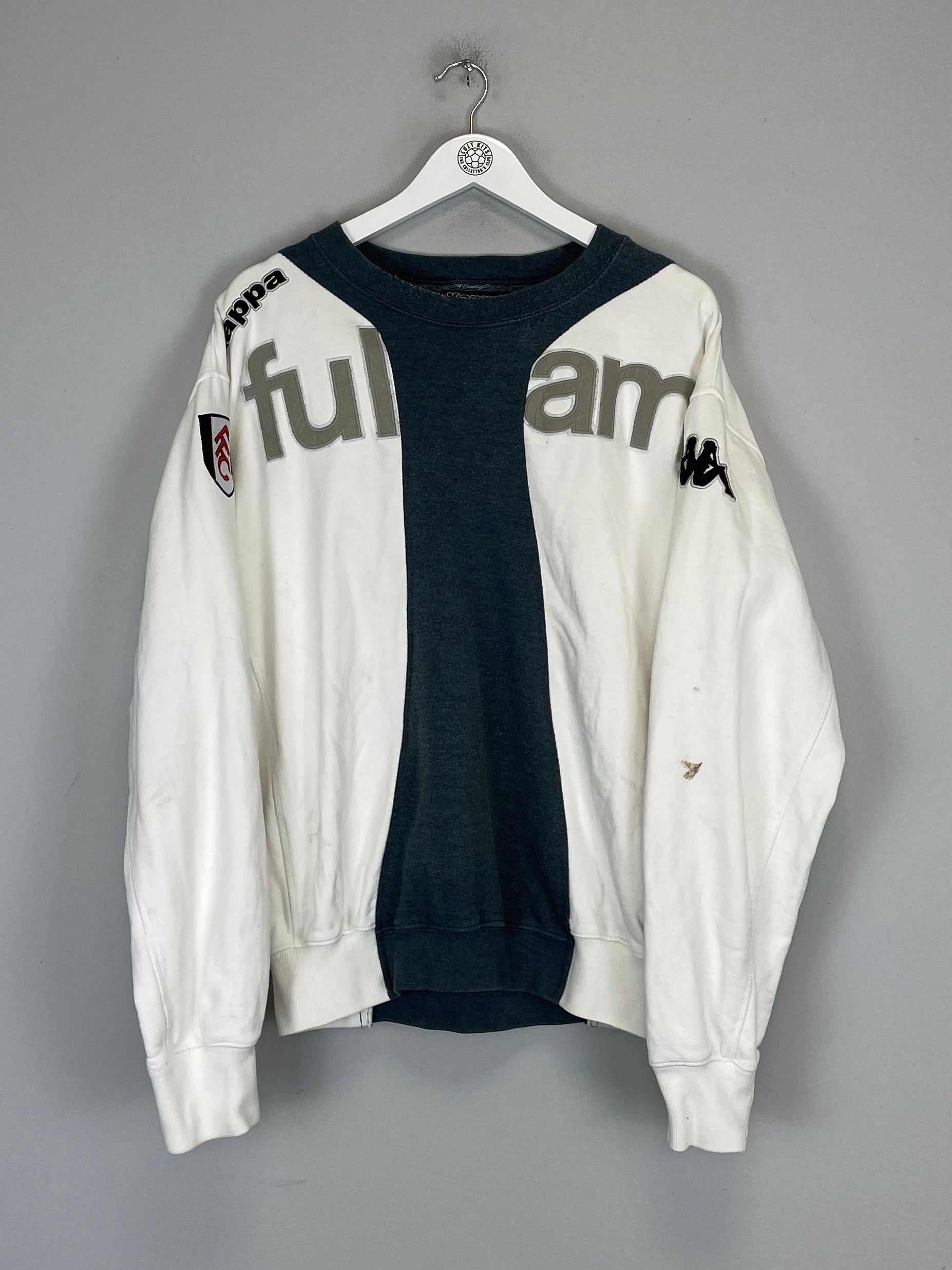 Shop 2010/11 FULHAM JUMPER (XL) KAPPA, classic football shirts, vintage football shirts & retro soccer jerseys at Cult Kits