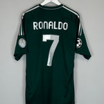 Shop 2012/13 REAL MADRID RONALDO #7 C/L THIRD SHIRT (XL) ADIDAS, classic football shirts, vintage football shirts & retro soccer jerseys at Cult Kits
