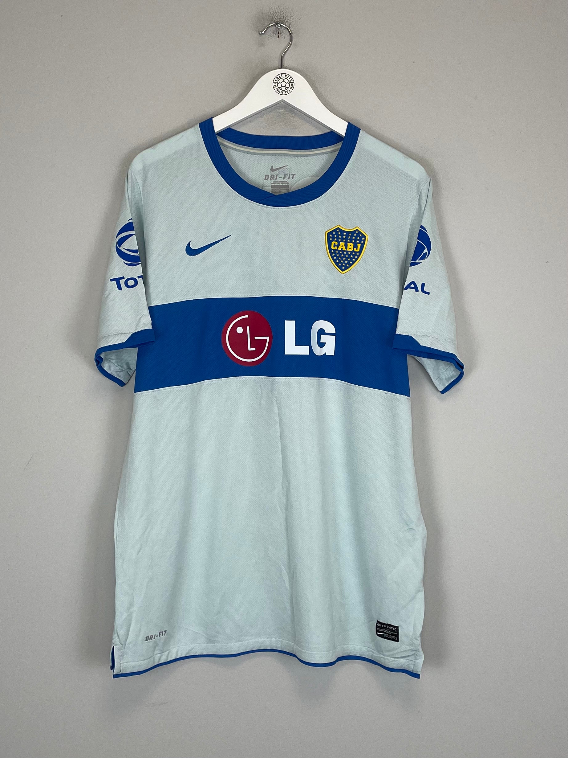 Shop 2010/11 BOCA JUNIORS AWAY SHIRT (XL) NIKE, classic football shirts, vintage football shirts & retro soccer jerseys at Cult Kits