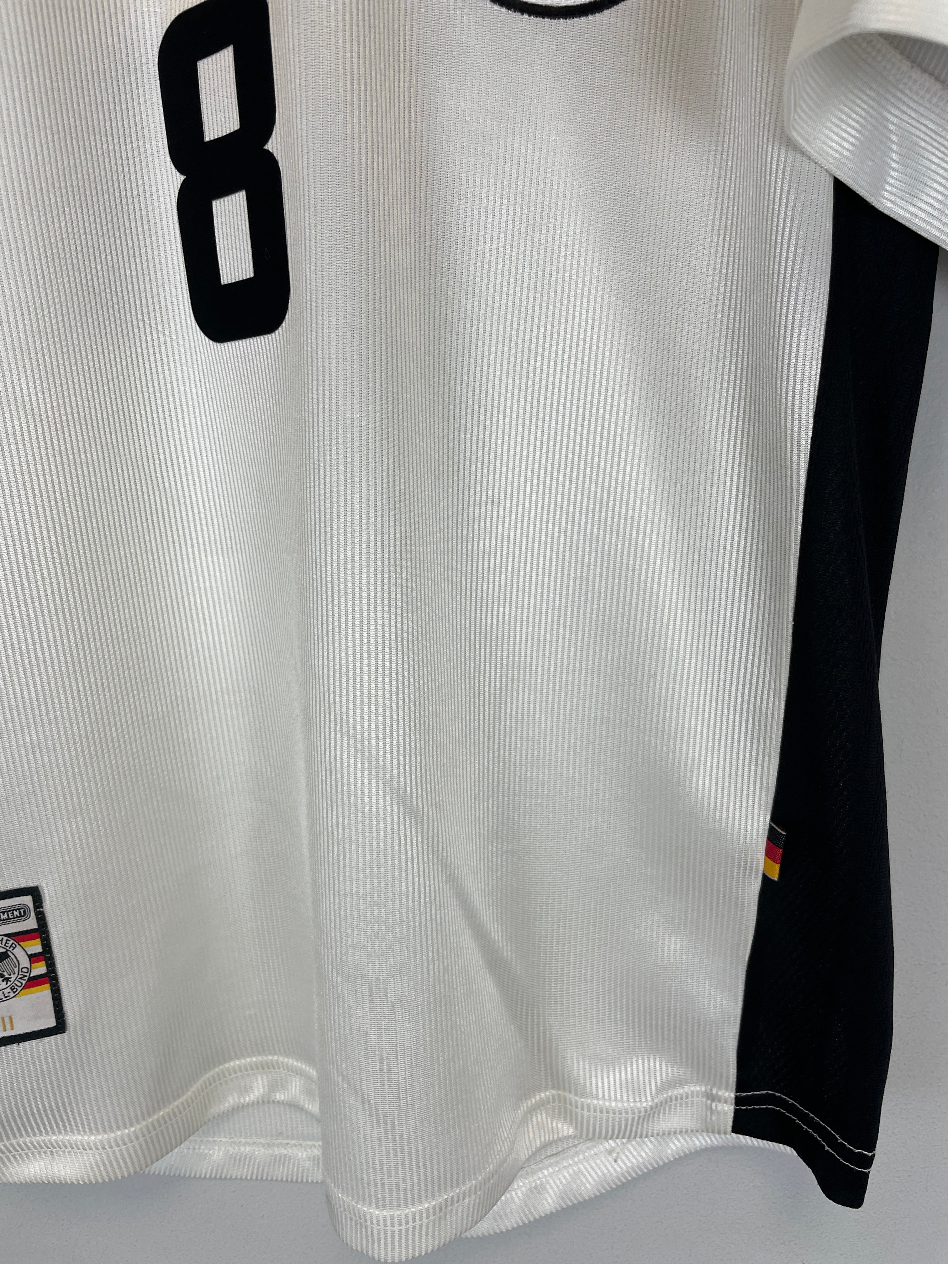 Shop 1998/00 GERMANY MATTHAUS #8 HOME SHIRT (S) ADIDAS, classic football shirts, vintage football shirts & retro soccer jerseys at Cult Kits