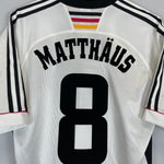Shop 1998/00 GERMANY MATTHAUS #8 HOME SHIRT (S) ADIDAS, classic football shirts, vintage football shirts & retro soccer jerseys at Cult Kits