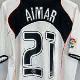 Shop 2004/05 VALENCIA AIMAR #21 HOME SHIRT (L) NIKE, classic football shirts, vintage football shirts & retro soccer jerseys at Cult Kits