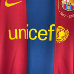 Shop 2007/08 BARCELONA RONALDINHO #10 HOME SHIRT (L) NIKE, classic football shirts, vintage football shirts & retro soccer jerseys at Cult Kits