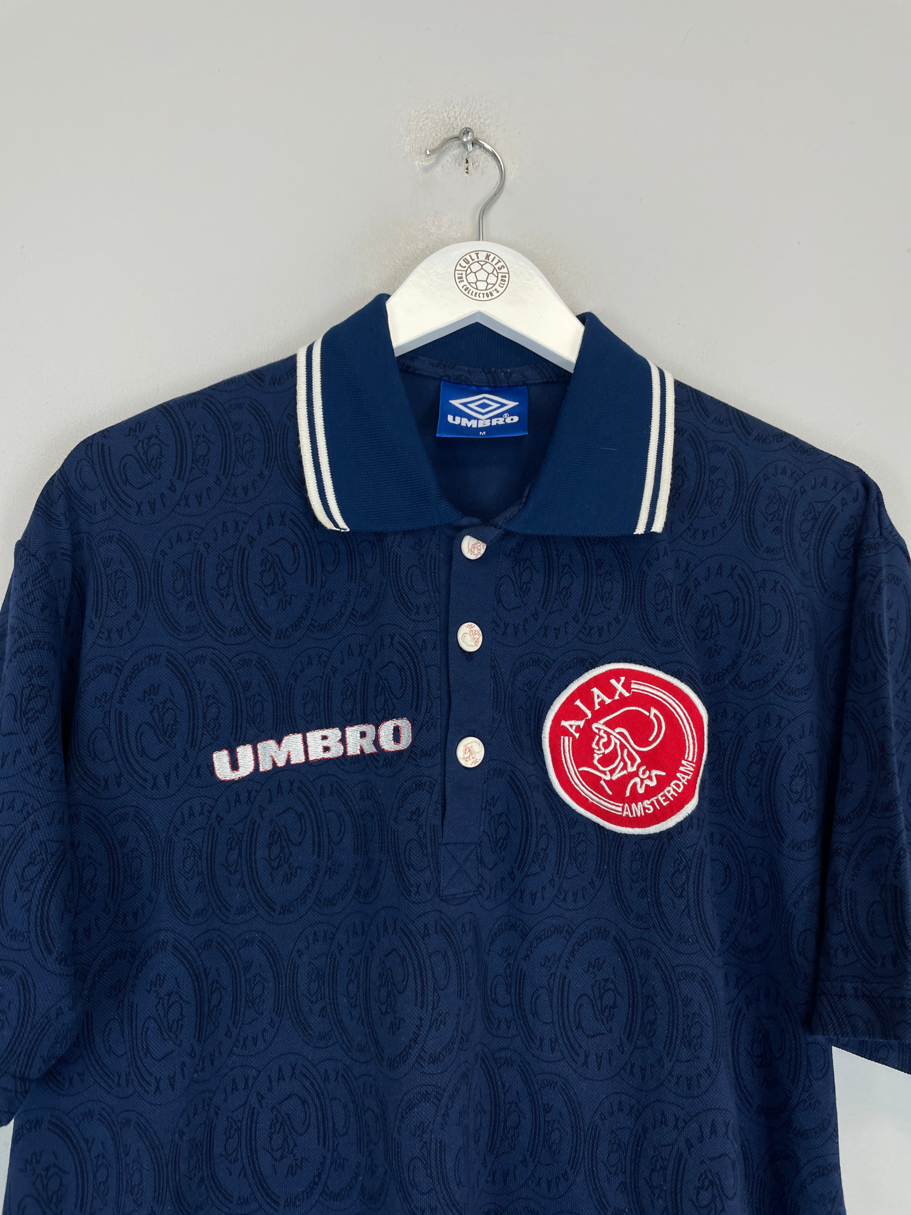 Shop 1997/98 AJAX POLO SHIRT (M) UMBRO, classic football shirts, vintage football shirts & retro soccer jerseys at Cult Kits