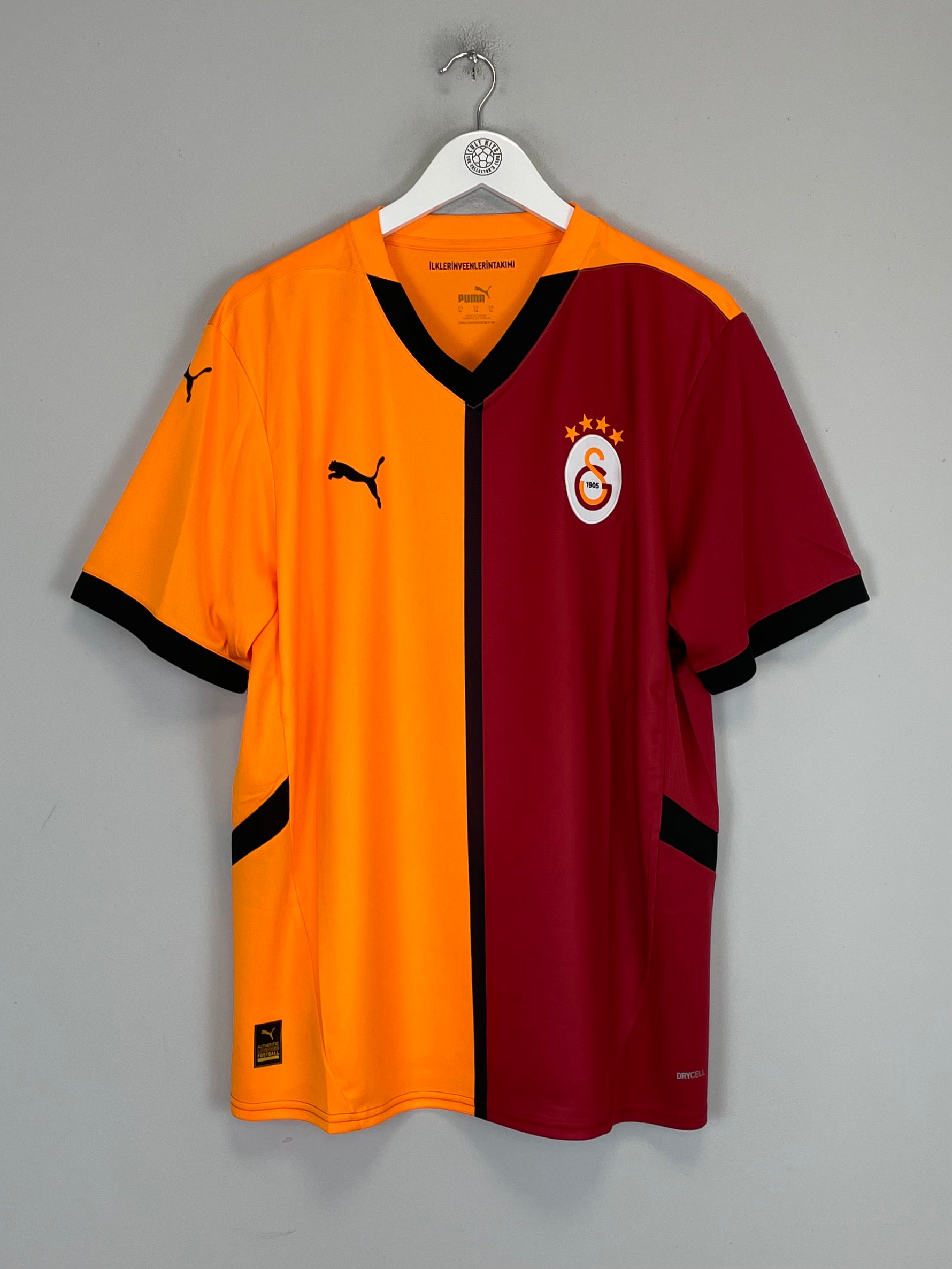 Shop 2024/25 GALATASARAY HOME SHIRT (XL) PUMA, classic football shirts, vintage football shirts & retro soccer jerseys at Cult Kits