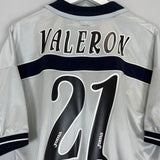 Shop 2001/02 DEPORTIVO LA CORUNA VALERON #21 THIRD SHIRT (L) JOMA, classic football shirts, vintage football shirts & retro soccer jerseys at Cult Kits