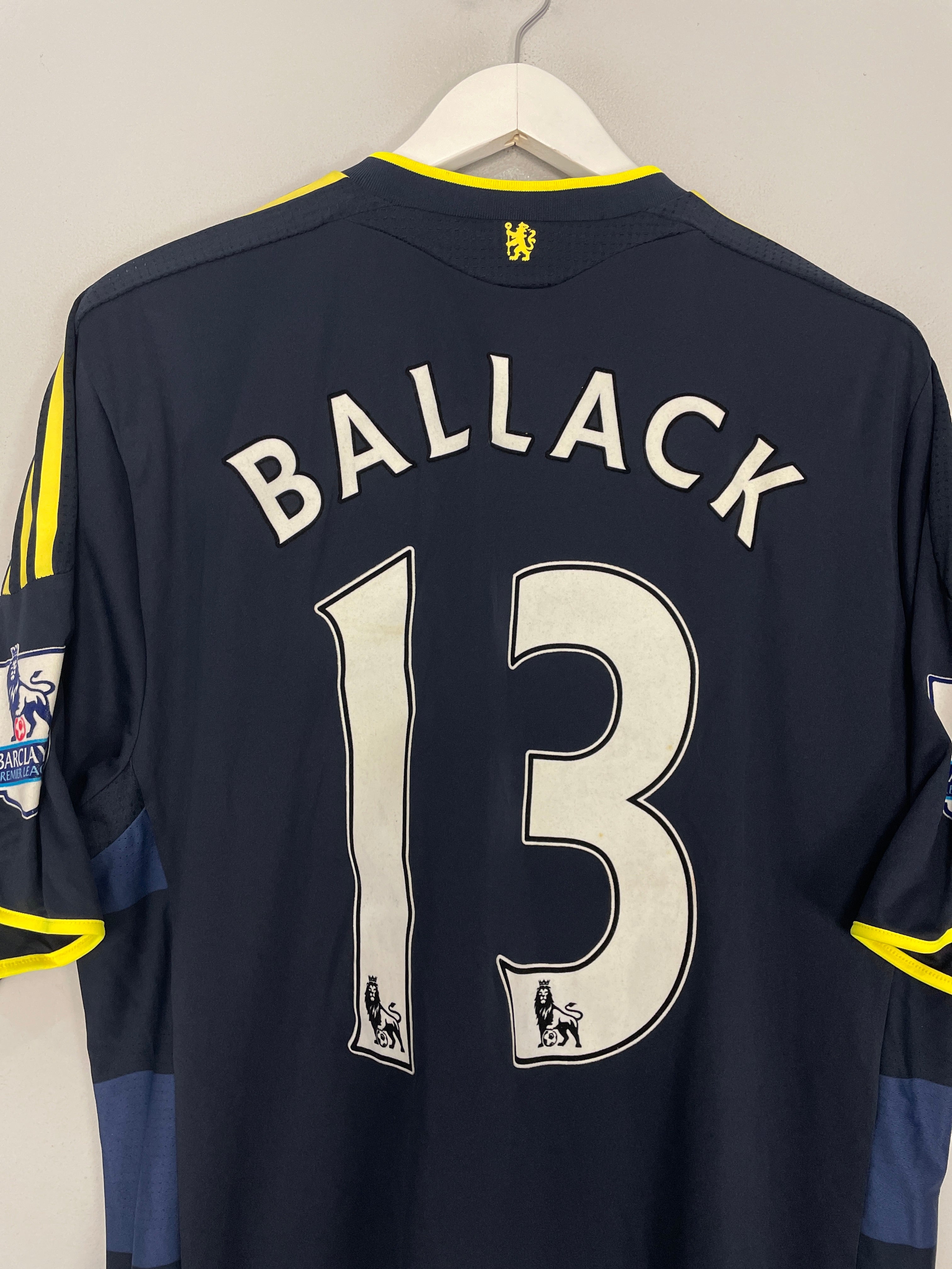 Shop 2009/10 CHELSEA BALLACK #13 *MATCH ISSUE* AWAY SHIRT (XL) ADIDAS, classic football shirts, vintage football shirts & retro soccer jerseys at Cult Kits