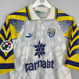 Shop 1995/97 PARMA CANNAVARO #17 HOME SHIRT (L) PUMA, classic football shirts, vintage football shirts & retro soccer jerseys at Cult Kits