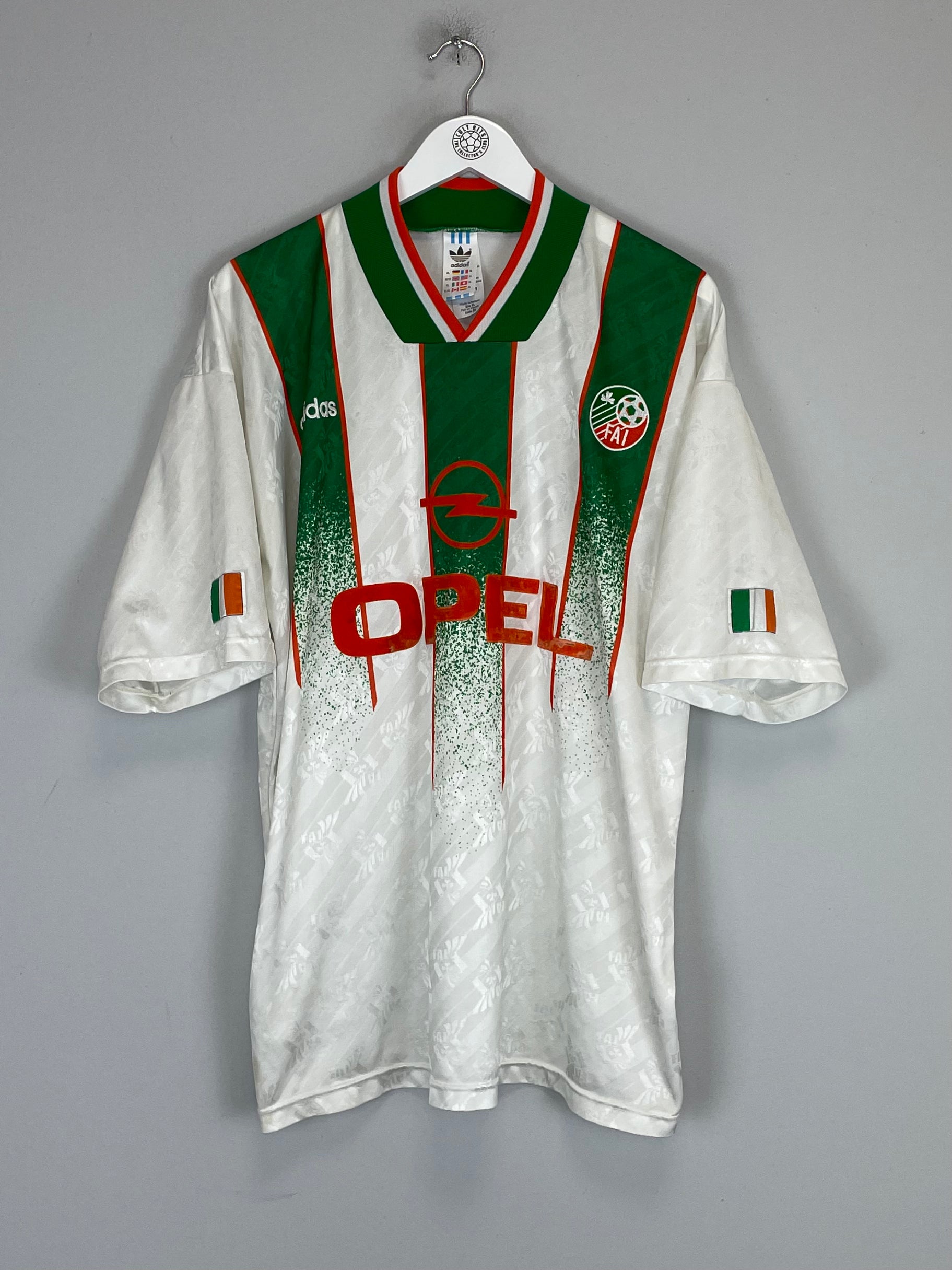 Shop 1994 IRELAND AWAY SHIRT (XL) ADIDAS, classic football shirts, vintage football shirts & retro soccer jerseys at Cult Kits