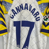 Shop 1995/97 PARMA CANNAVARO #17 HOME SHIRT (L) PUMA, classic football shirts, vintage football shirts & retro soccer jerseys at Cult Kits