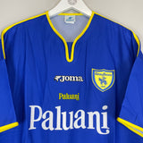 Shop 2001/02 CHIEVO VERONA *MINT* AWAY SHIRT (XL) JOMA, classic football shirts, vintage football shirts & retro soccer jerseys at Cult Kits