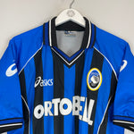 Shop 2000/01 ATALANTA *MINT* HOME SHIRT (XL) ASICS, classic football shirts, vintage football shirts & retro soccer jerseys at Cult Kits