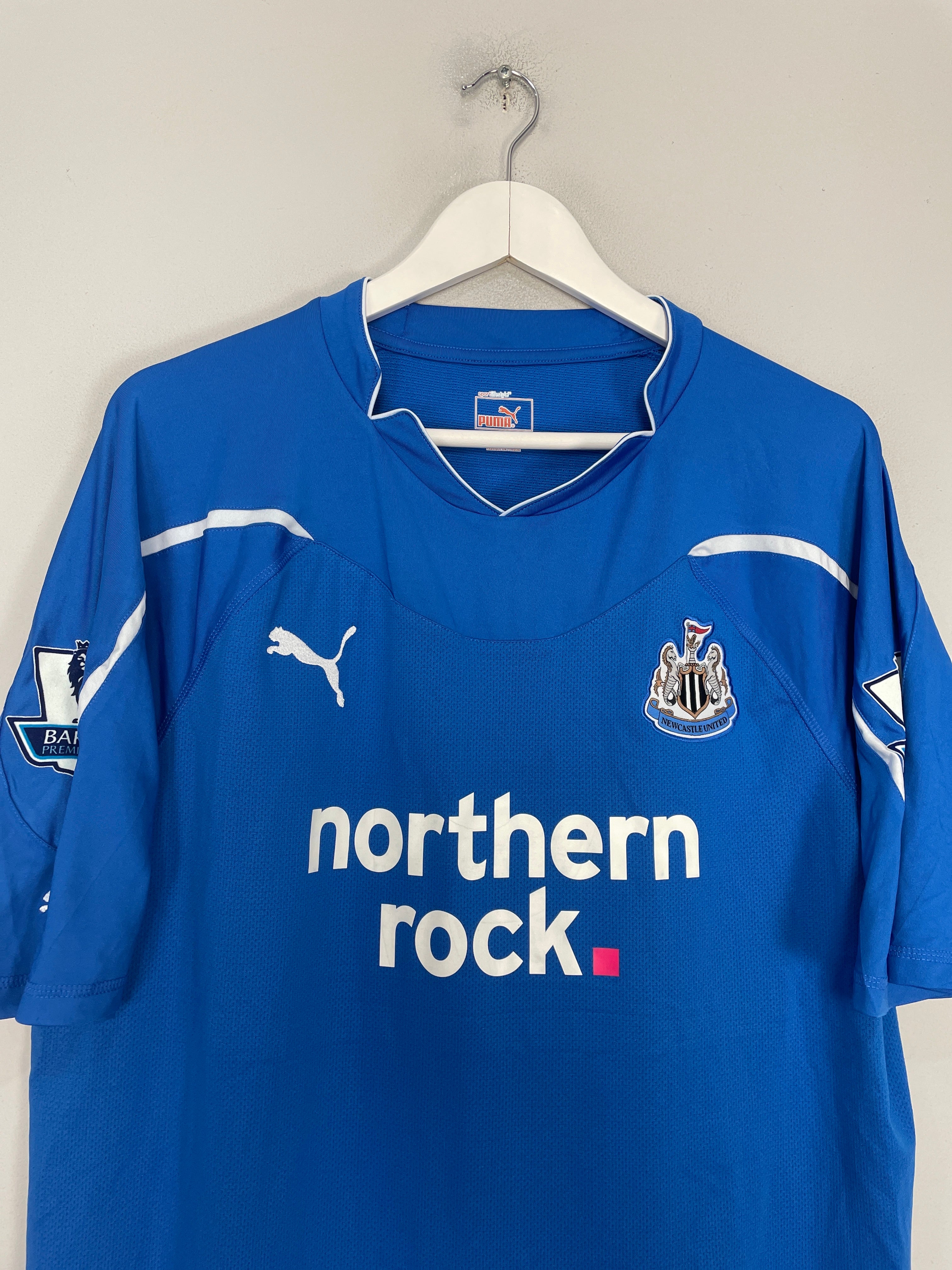 Shop 2010/11 NEWCASTLE NOLAN #4 *MATCH ISSUED + SIGNED* AWAY SHIRT (XL) PUMA, classic football shirts, vintage football shirts & retro soccer jerseys at Cult Kits