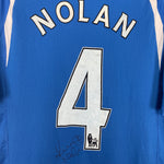 Shop 2010/11 NEWCASTLE NOLAN #4 *MATCH ISSUED + SIGNED* AWAY SHIRT (XL) PUMA, classic football shirts, vintage football shirts & retro soccer jerseys at Cult Kits