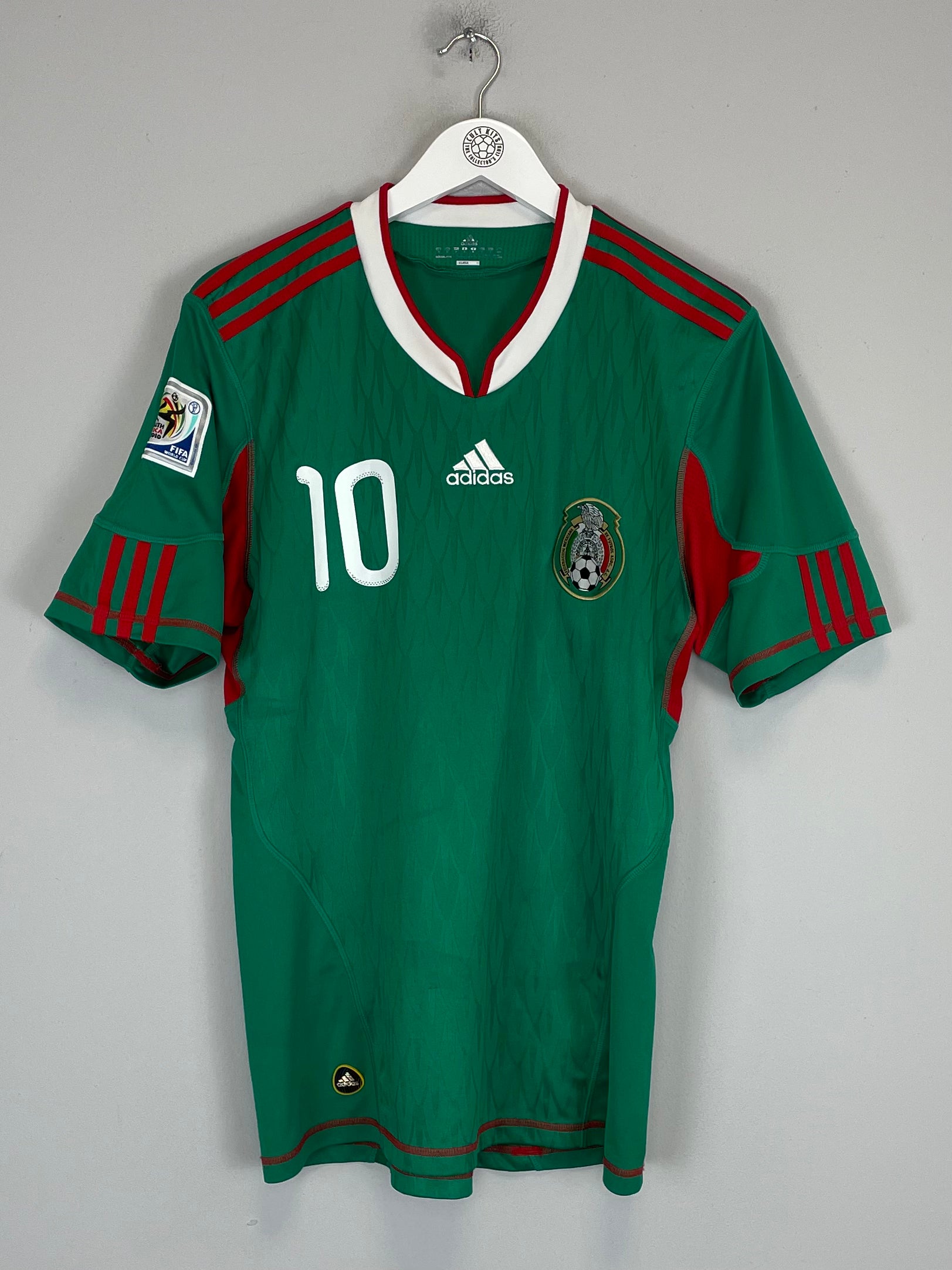 Shop 2010/11 MEXICO C.BLANCO #10 HOME SHIRT (M) ADIDAS, classic football shirts, vintage football shirts & retro soccer jerseys at Cult Kits