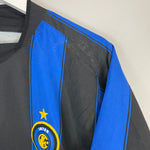 Shop 2003/04 INTER MILAN ADRIANO #10 HOME SHIRT (L) NIKE, classic football shirts, vintage football shirts & retro soccer jerseys at Cult Kits