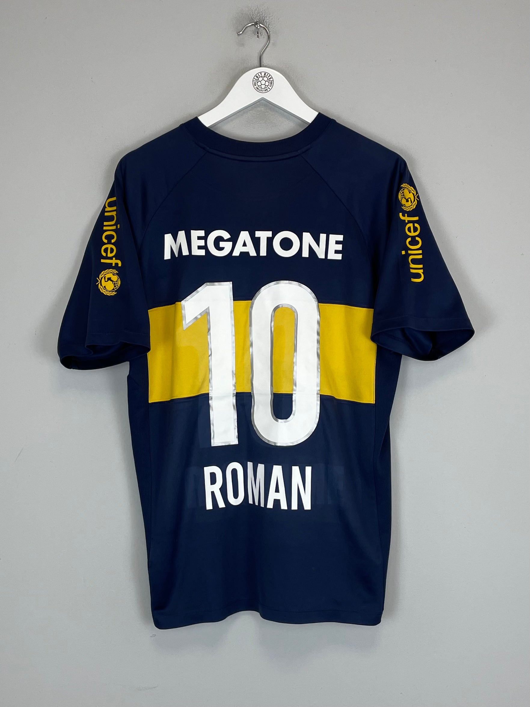 2008/09 BOCA JUNIORS ROMAN #10 HOME SHIRT (L) NIKE – Cult Kits 2008/09 BOCA JUNIORS ROMAN #10 HOME SHIRT (L) NIKE – Cult Kits