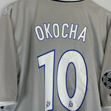 Shop 2000/01 PSG OKOCHA #10 C/L AWAY SHIRT (L) NIKE, classic football shirts, vintage football shirts & retro soccer jerseys at Cult Kits