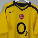 Shop 2005/06 ARSENAL HENRY #14 AWAY SHIRT (XL) NIKE, classic football shirts, vintage football shirts & retro soccer jerseys at Cult Kits