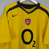 Shop 2005/06 ARSENAL HENRY #14 AWAY SHIRT (XL) NIKE, classic football shirts, vintage football shirts & retro soccer jerseys at Cult Kits