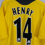 Shop 2005/06 ARSENAL HENRY #14 AWAY SHIRT (XL) NIKE, classic football shirts, vintage football shirts & retro soccer jerseys at Cult Kits