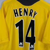 Shop 2005/06 ARSENAL HENRY #14 AWAY SHIRT (XL) NIKE, classic football shirts, vintage football shirts & retro soccer jerseys at Cult Kits