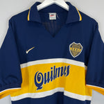Shop 1997/98 BOCA JUNIORS HOME SHIRT (L) NIKE, classic football shirts, vintage football shirts & retro soccer jerseys at Cult Kits