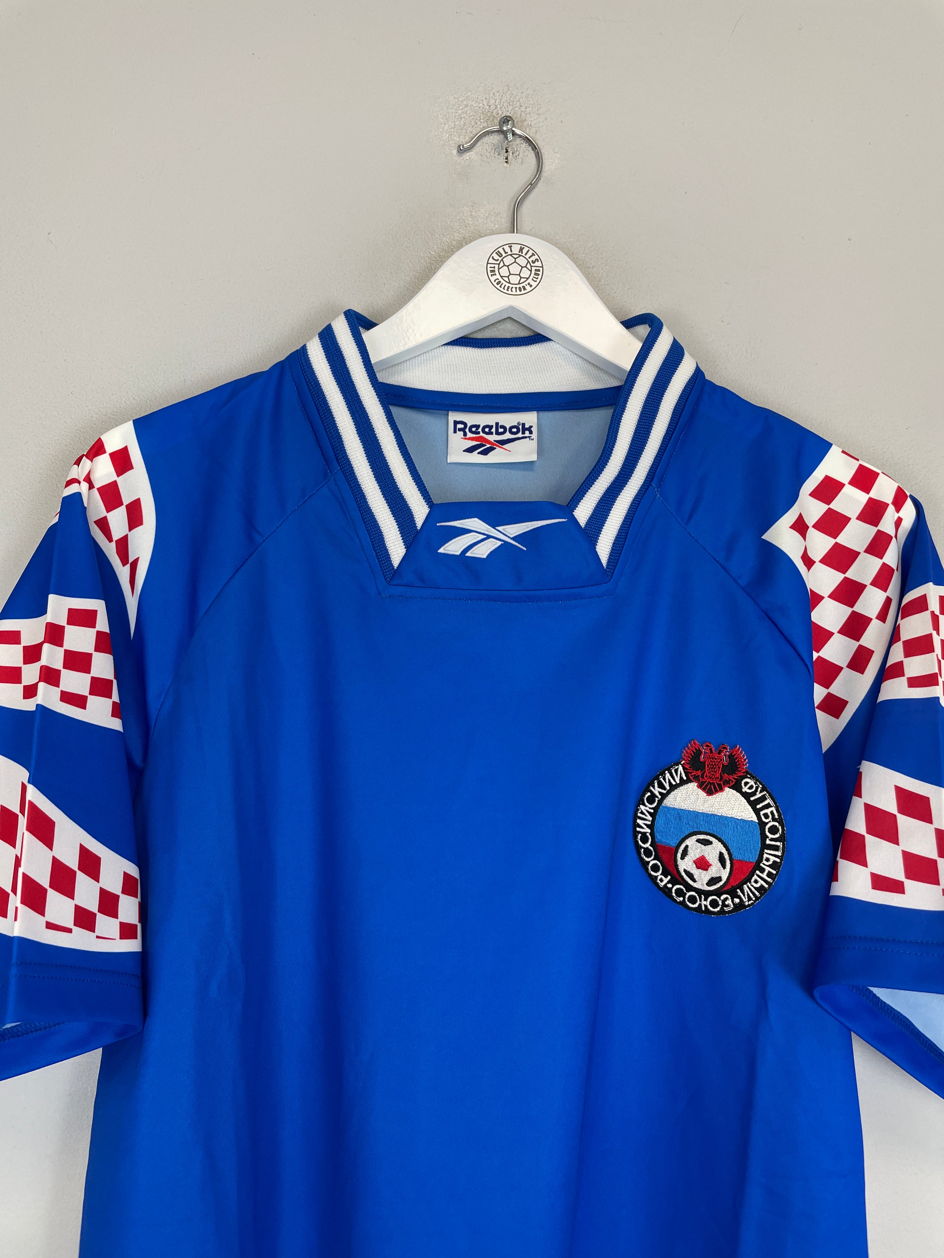 Shop 1994/96 RUSSIA *MINT* AWAY SHIRT (M) REEBOK, classic football shirts, vintage football shirts & retro soccer jerseys at Cult Kits