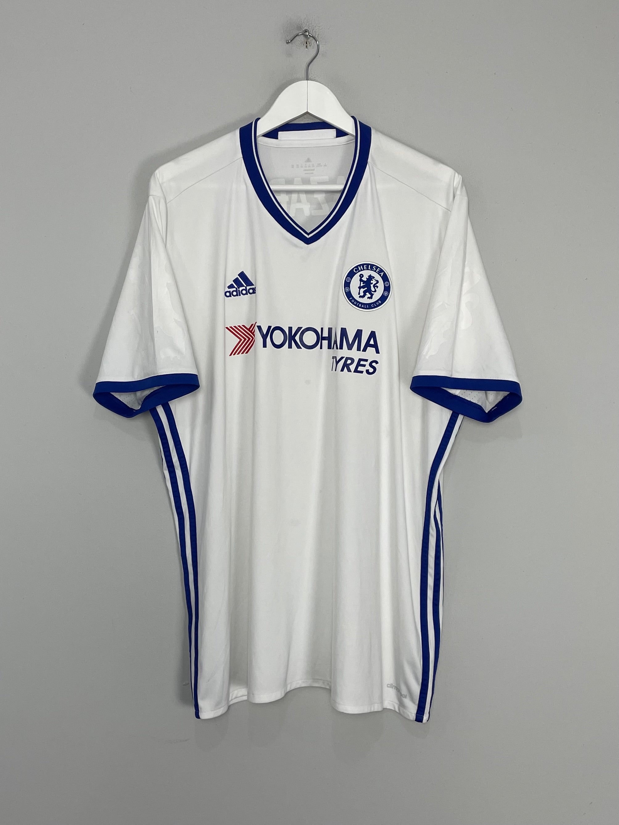 Shop 2016/17 CHELSEA HAZARD #10 AWAY SHIRT (XXL) ADIDAS, classic football shirts, vintage football shirts & retro soccer jerseys at Cult Kits